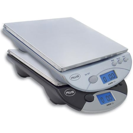 American Weigh Scales Amw13 Postal/Kitchen Scale 6Kg/13Lb AMW13-BK